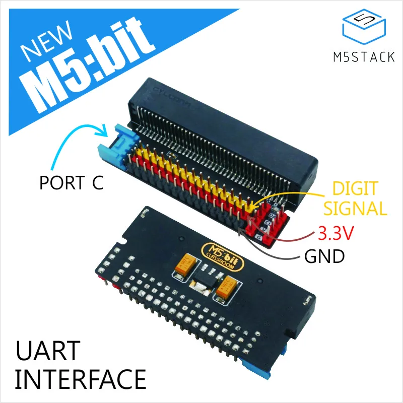 

New Arrival! M5Stack M5:Bit IOT Classroom Development Board UART Interface