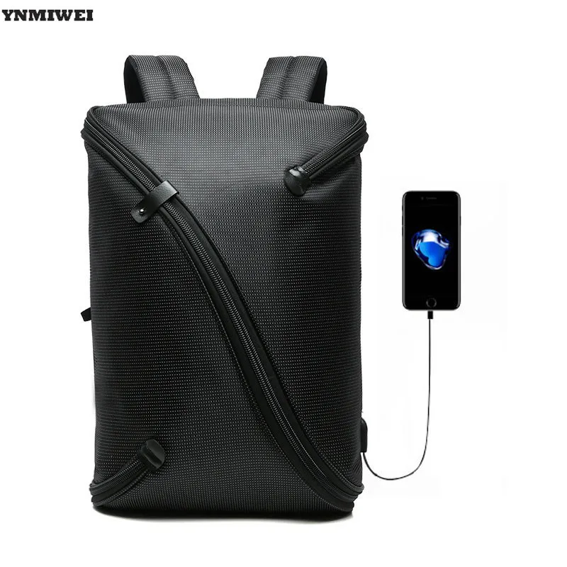 

YNMIWEI Laptop Bag Mochila School Bags For Xiaomi Chuwi Hi13 Notebook Computer Backpacks Waterproof Nylon Rucksack Black