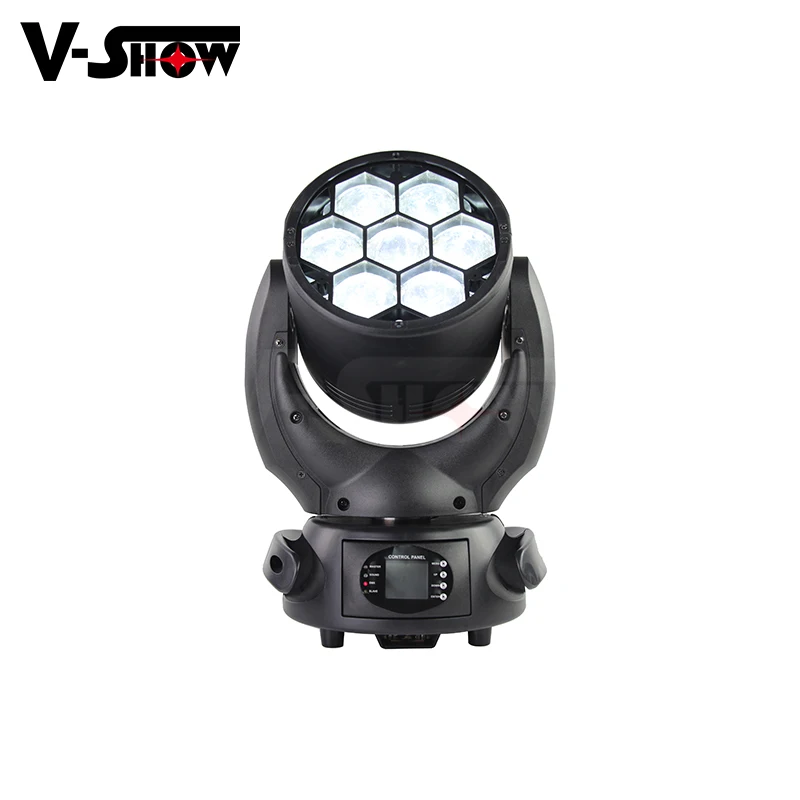 2pcs With Flightcase 7x40W Beam Moving Head Light Wash Zoom Led Dmx Control Stage Light RGBW 4in1 Dj Disco Light
