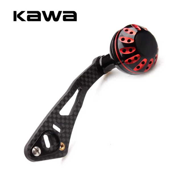 Best Offers KAWA New Fishing Reel Handle Carbon Fiber Suit For shimano and Daiwa Bait Casting Reel, Hole size 8x5mm and 7*4mm Together Best Offers KAWA New Fishing Reel Handle Carbon Fiber Suit For shimano and Daiwa Bait Casting Reel, Hole size 8x5mm and 7*4mm Together