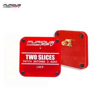

FuriousFPV 2.4GHz 8.6dBi Two Slices PATCH FPV Antenna LHCP/RHCP for RC FPV Racing Drone Models Spare Part DIY Accs