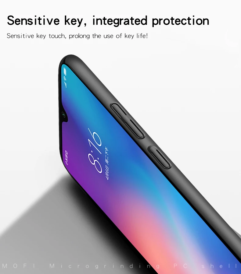 Чехол MOFi для Xiaomi mi 9 mi 9 задняя крышка полная защита Жесткий ПК Fundas, чехлы для телефонов оболочка для Xiaomi mi 9