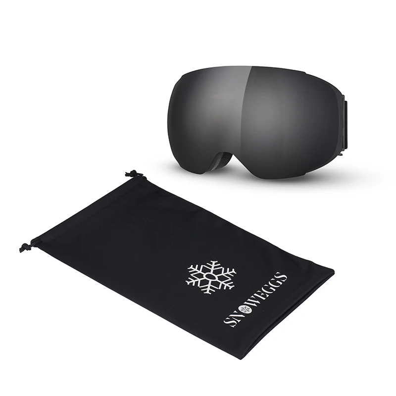 Лыжные очки для снегохода, маска для мужчин и женщин, двухслойные линзы, анти-туман, UV400, лыжные очки, сноуборд, ветрозащитные Съемные очки