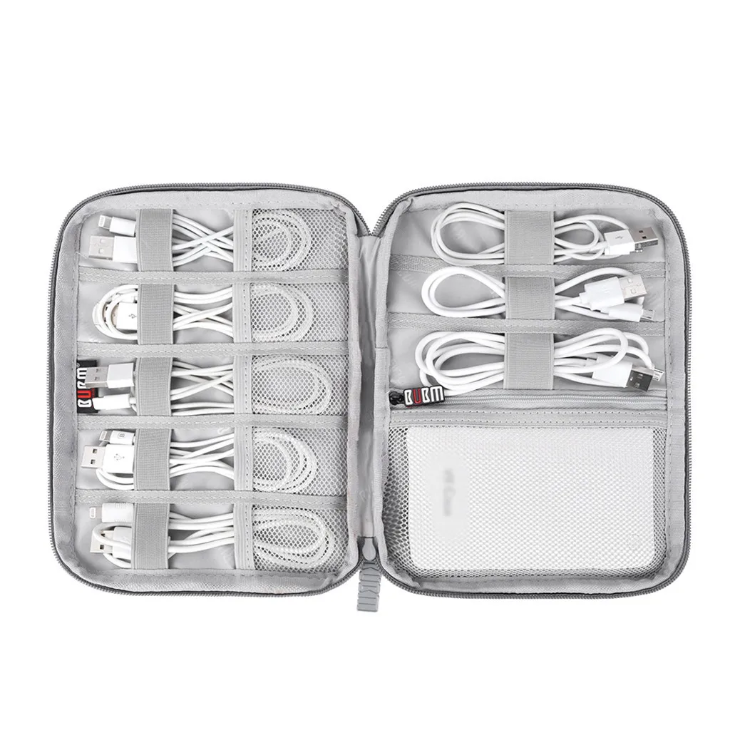Luraka DIS-XS-MYBBUBM EarphoneCableOrganizerBa цифровой чехол для хранения большой размер двойной слой 19Apr2 кабель OrganizerBag