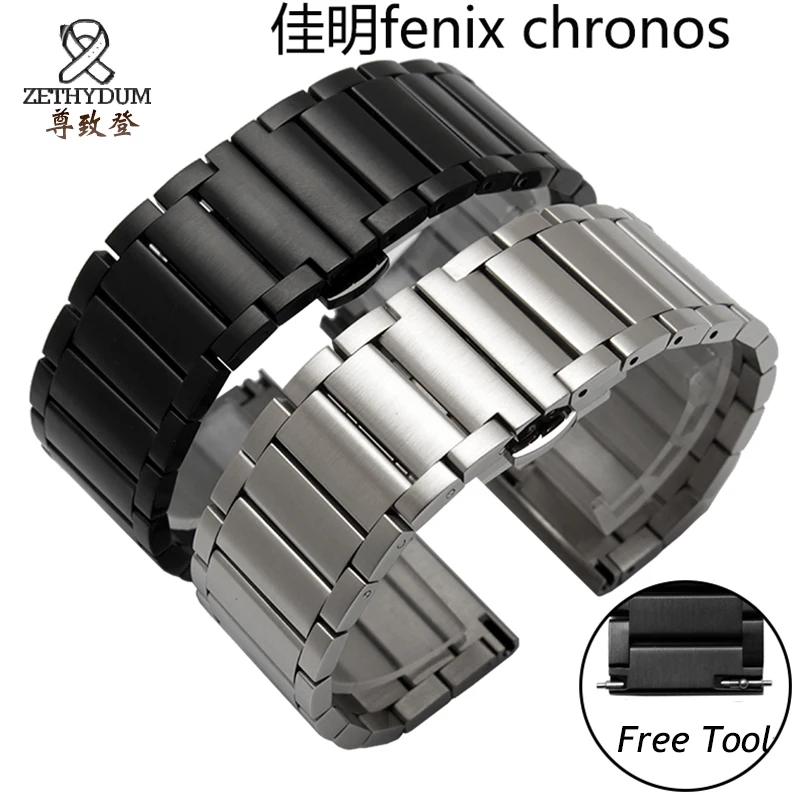 garmin fenix chronos bands