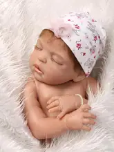 23inch 58CM Durable Full Silicone Reborn Baby Doll Sleeping Newborn Bebe Girl Alive Doll Bath Nursing