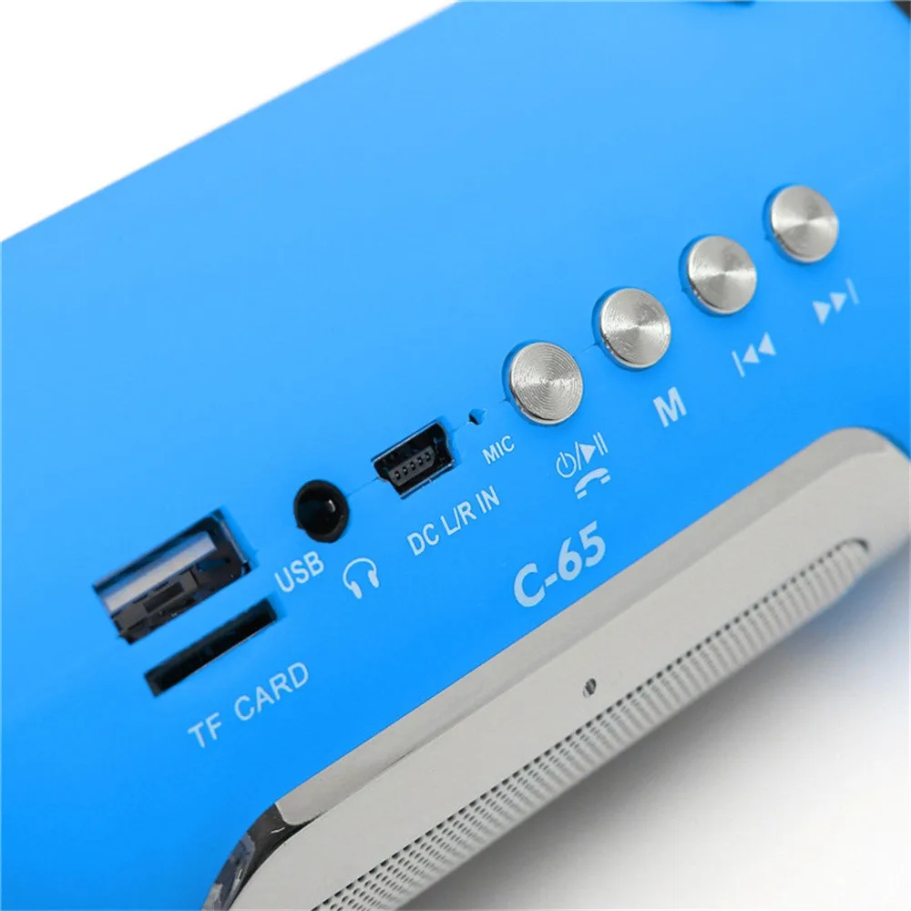 VOBERRY C-65 супер бас Портативный беспроводной Bluetooth динамик мини стерео динамик s MP3 FM радио TF карта для смартфона планшета ПК