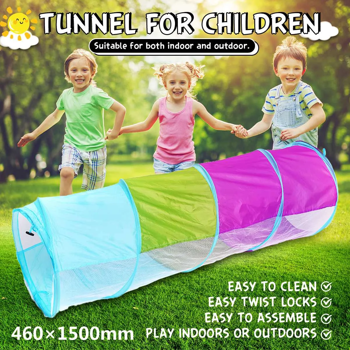 

Portable Large Pool Tube Teepee Children Play Tent Children Tunnel Tents Ocean Balls Pool Pit Kids Play House Tent Crawling