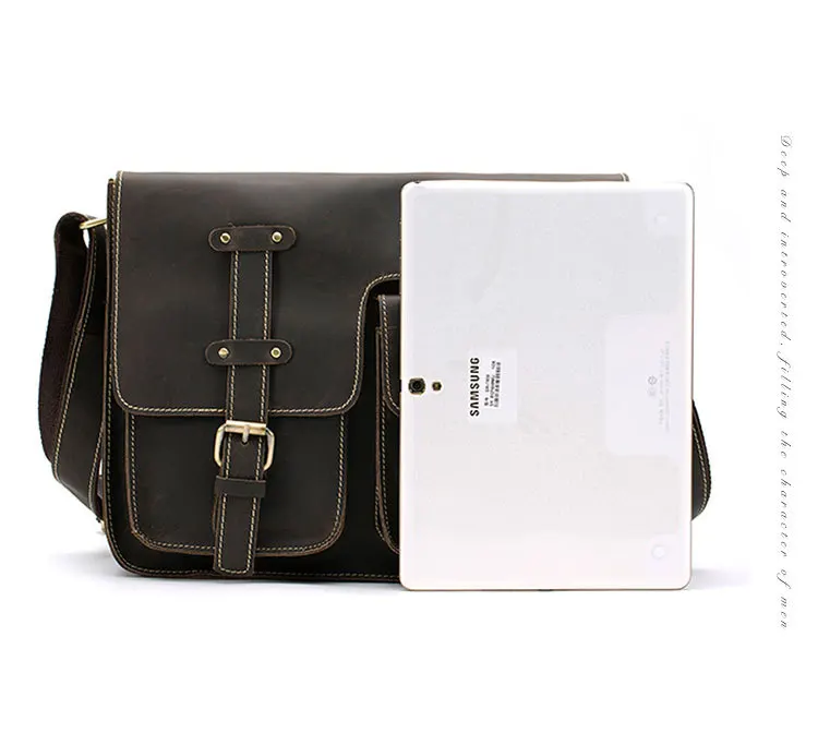 Мужской портфель из натуральной кожи, сумки на плечо, большой емкости, сумка-мессенджер, сумка-портфель, винтажный портфель