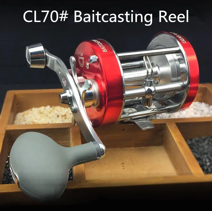 Cl70 Full Metal Baitcasting Fishing Reel 2+1bb 4.21 Long Casting Drum