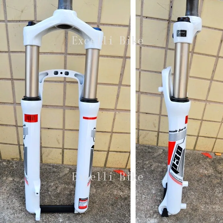 Excelli Locking Suspension Forks Aluminium Alloy Moutain Bike26 27.5 Fork Fat Bicicleta Fork only 2500g Travel 100mm For Disc Brake Bike18