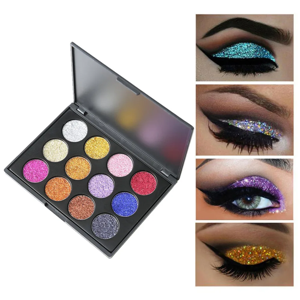 Eye Shadow Multicolor Water-tight Shimmer Glitter Eye Shadow Powder Palette Long-lasting Matte Eyeshadow Cosmetic Makeup 19L0523