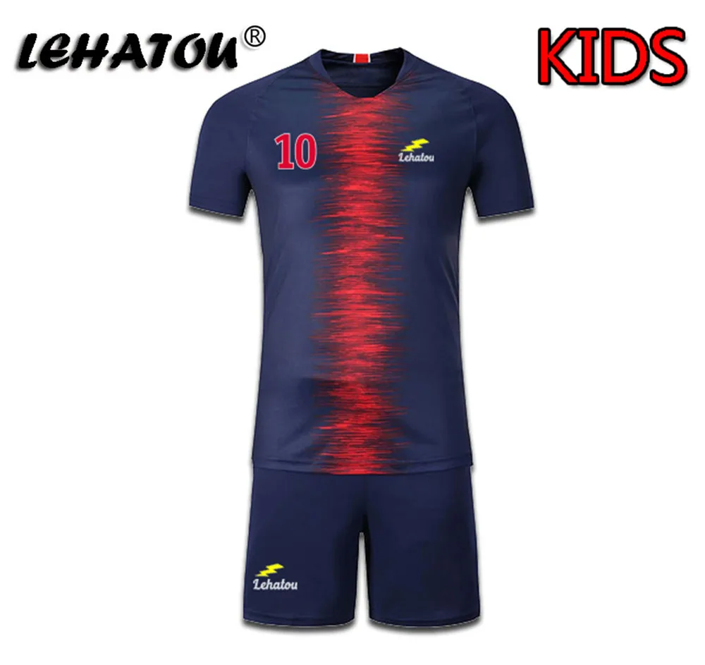 

Boy Soccer Jersey Paris Football Sets Child Soccer Shirt Top Quality Neymar Jr Cavani Suits Mbappe Training Jersey Man Psg Kits