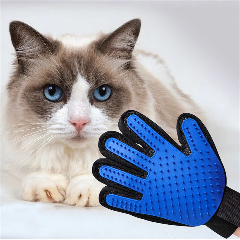 Gants De Toilettage Pour Animaux De Compagnie Brosse Pour Chats Peigne De Massage Eliminateur De Poils D Animaux Gants De Toilettage Pour Chiens Chevaux Chats Vente En Gros Aliexpress
