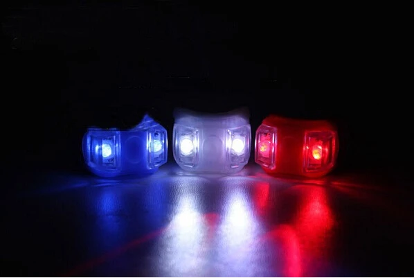 Clearance 1pcs Mini Waterproof Silicone mountain Bike Light Cycling Beetle Warning lights Front Rear Tail Lamp Bicycle light BL8021 3