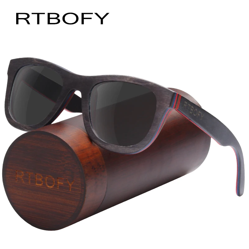 Rtbofy солнцезащитные очки с деревянной оправой, женская обувь фирменного дизайна поляризованных солнцезащитных очков UV400 оптические свойства очки солнцезащитные очки для женщин