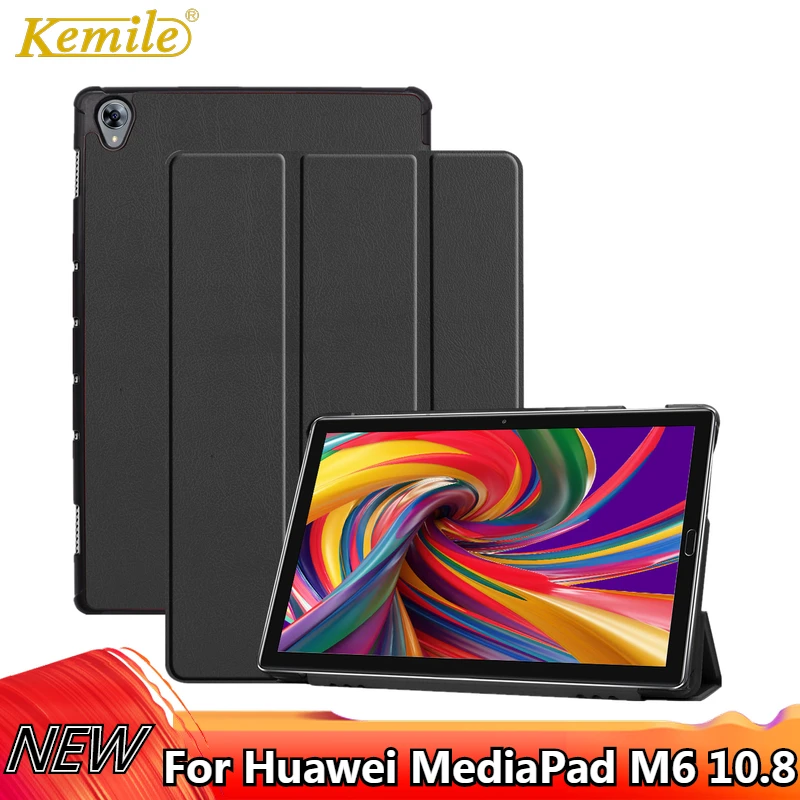 Kemile чехол для планшета huawei Mediapad M6 10,8 "funda чехол тонкий Магнитный умный чехол для huawei Mediapad M6 10,8 чехол для планшета
