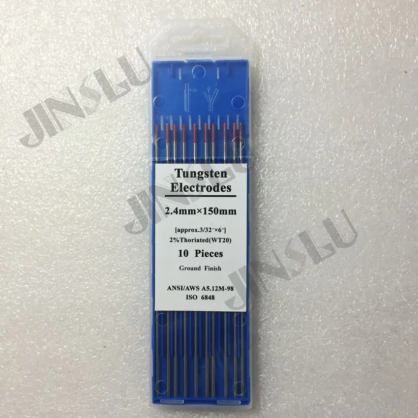 2.4mm red head thoriated tungsten 150mm tungsten needle tungsten