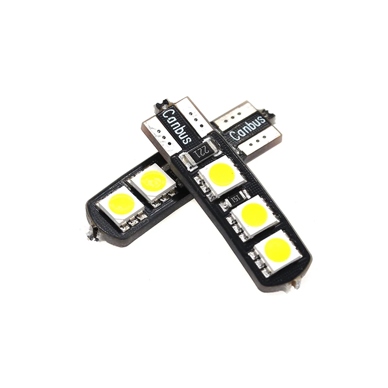 SKYJOYCE 10 шт. супер яркие T10 светодиодные 194 W5W 6SMD 5050 Canbus 6 двойные лампы без ошибок для