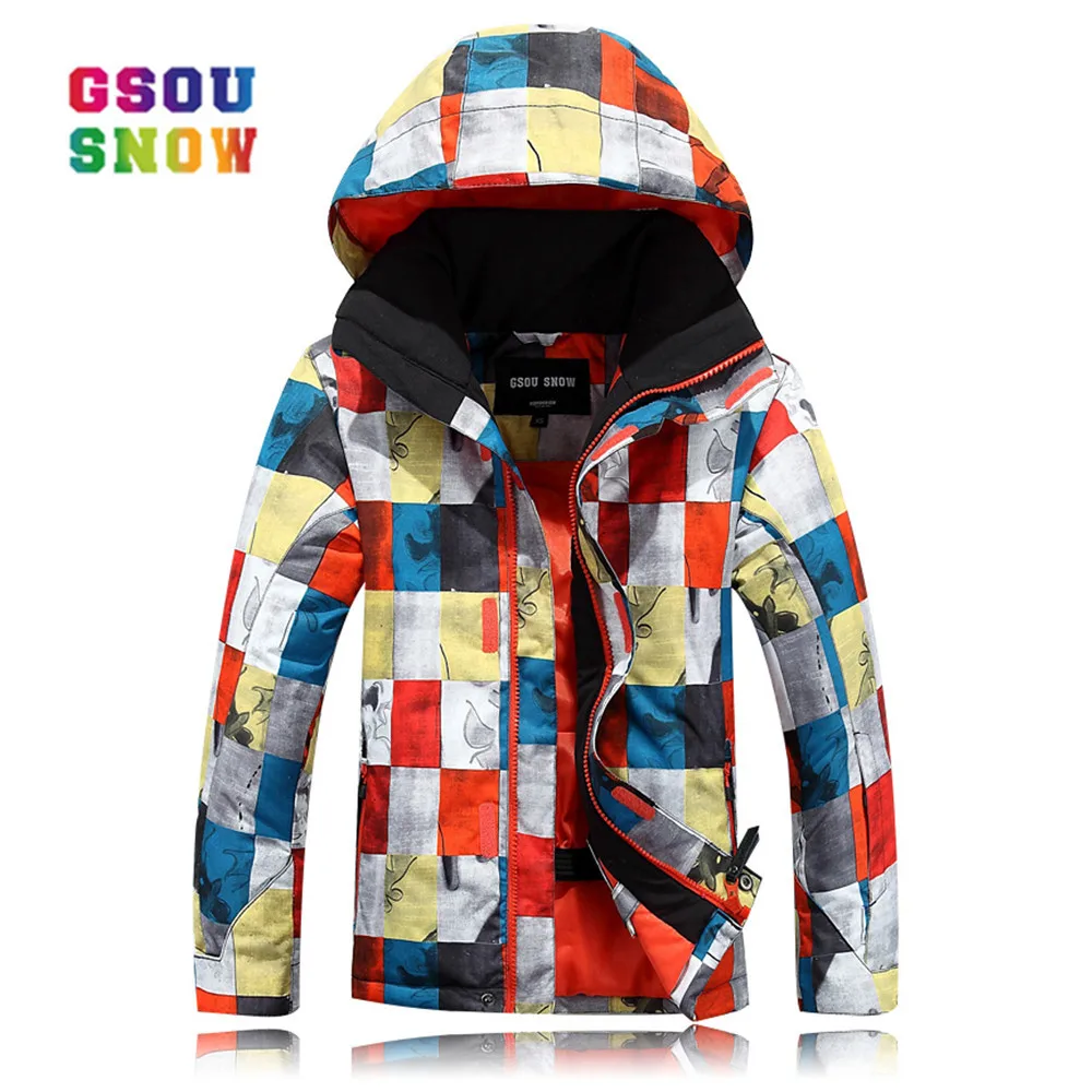 

GSOU SNOW Winter Girls Ski Jackets Outdoor Kids Snowboard Jacket Winter Warmth Colorful Snow Jacket Coats