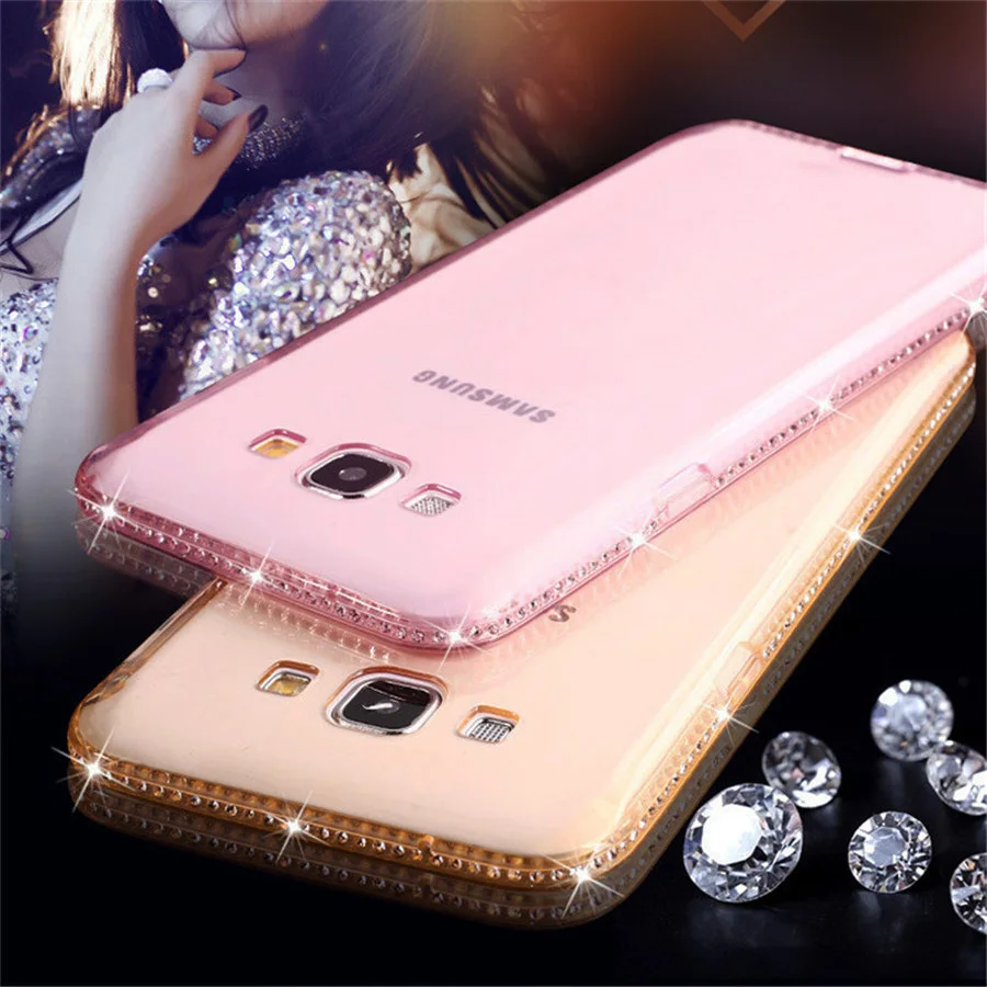 

Bling Diamond Case for Samsung Galaxy A6 2018 S8 S9 Plus S6 S7 Edge S5 A3 A5 A7 J1 J3 J5 J7 2016 2017 Rhinestone Phone Cases
