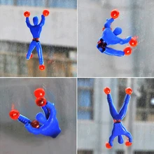 10pcs lot Funny Novelty products Spider man toy slime Viscous Climbing Spiderman squeeze Somersault villain funny
