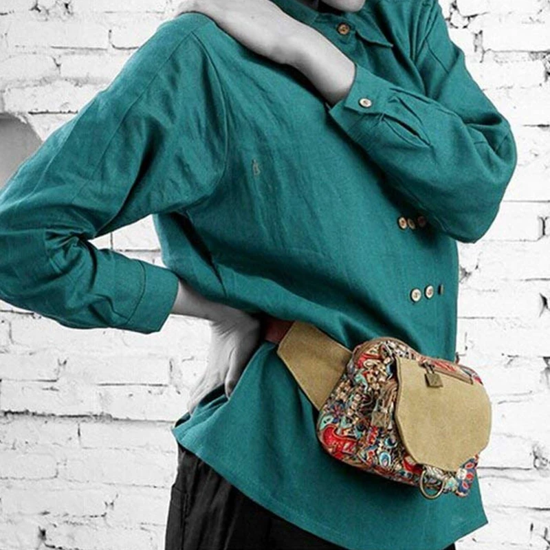 Холщовая Сумка Ретро оригинальный национальный стиль сумка для женщин