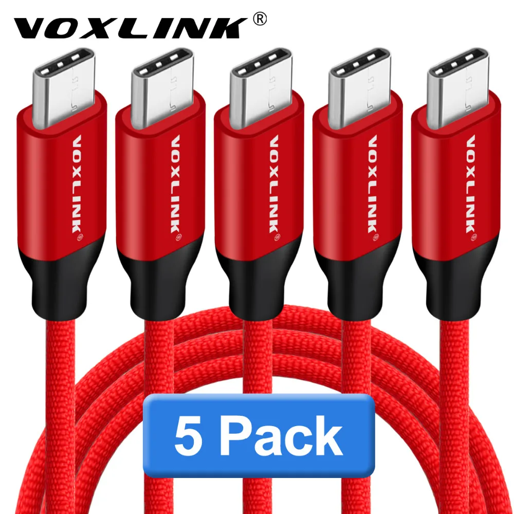 

VOXLINK USB TypeC Cable 2.4A Fast Charging Cable USB C Charger Cable for Xiaomi 4C Nexus 5X/6P Huawei P9/Mate 9 Type-C USB Cable