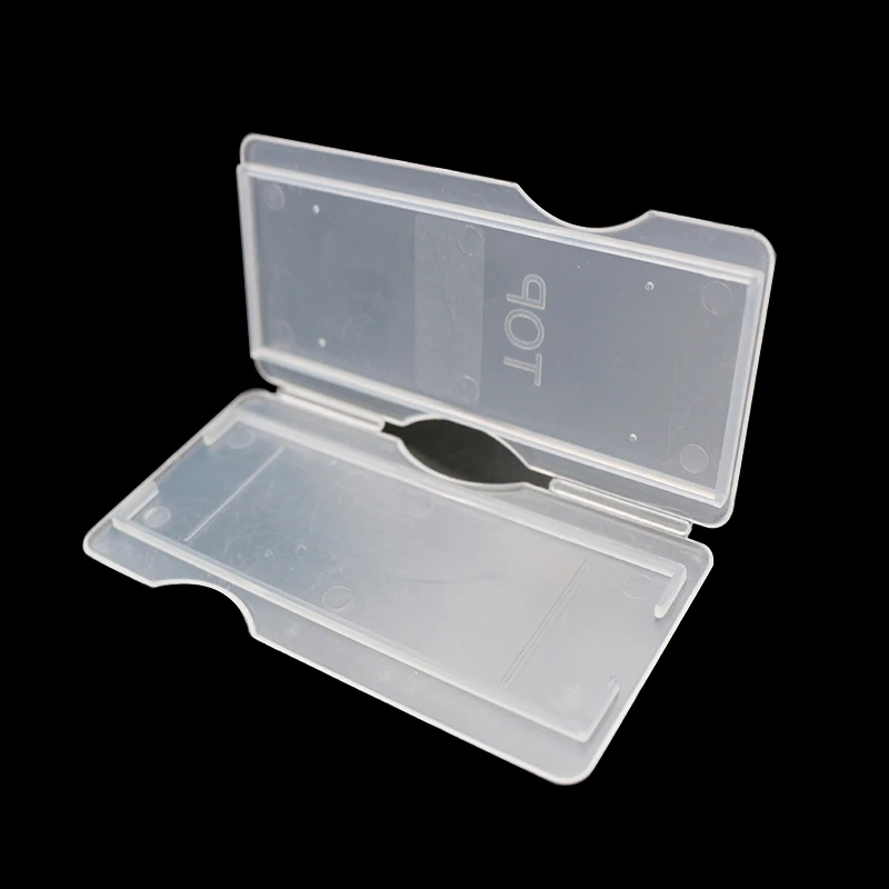 50 pieces Microscope Slides Box Holds 1 or 2 or 3 or 5 pieces Slides Plastic Mailers Box Slide Storage