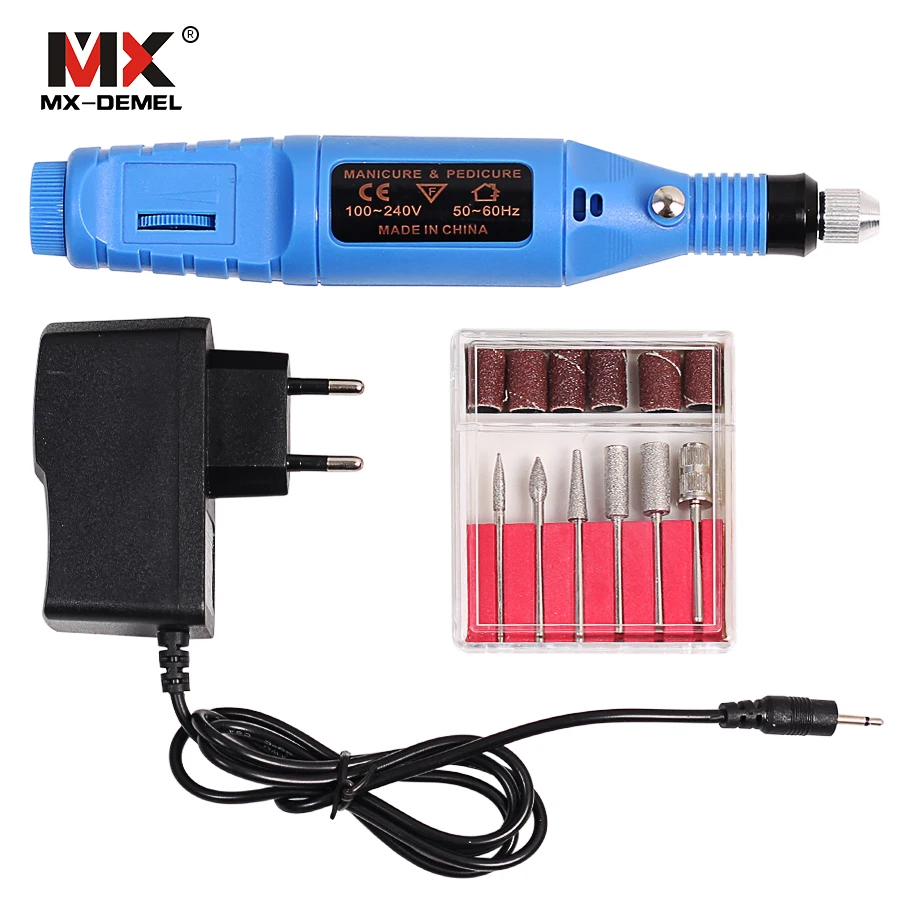 MX-DEMEL Mini Hand Electric Drill Dremel Drill Carving Polishing Grinding Drilling Tool Power Tools Variable Speed Electric Tool haoli wireless portable electric mini drill carving polishing grinding drilling tool variable speed liuthium battery rotary tool