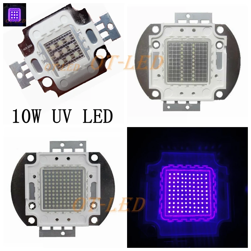 

UV Purple LED Ultraviolet Bulbs Lamp Chips 365nm 375nm 380nm 385nm 395nm 400nm 405nm 3W 5W 10W 20W 30W 50W 100W High Power Light