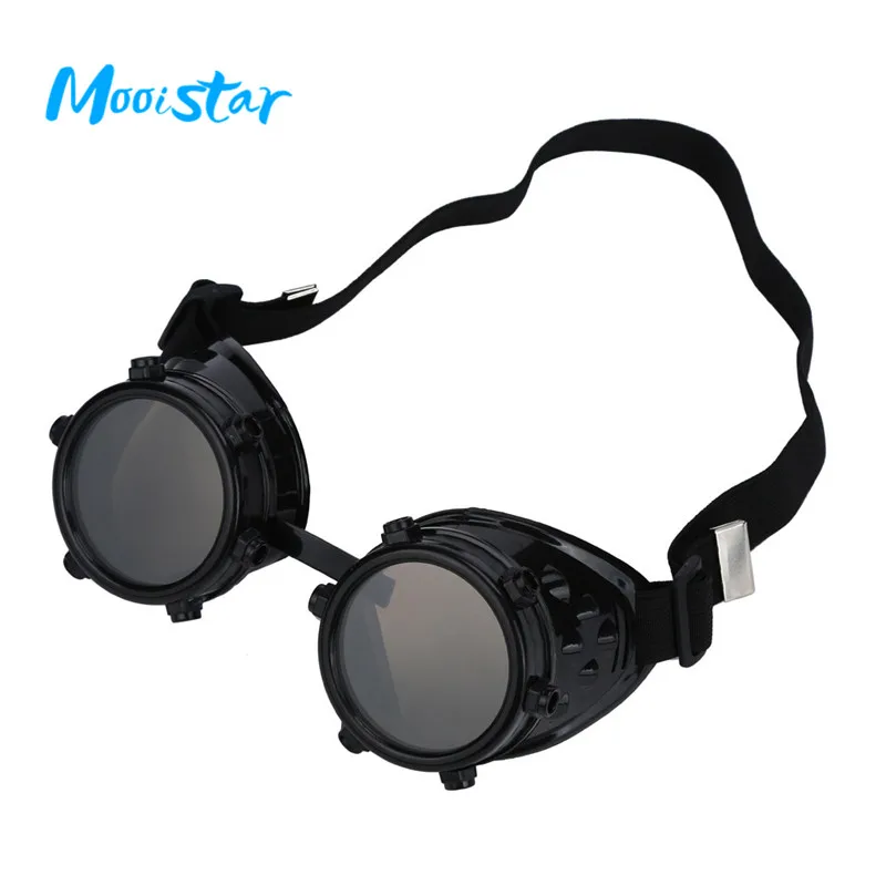 

snowshine YLWW Steampunk Windproof DIY Interchangeable Lens Punk Glasses Props Goggles Sunglasses