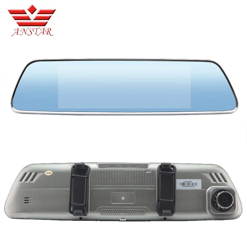 Автомобильный видеорегистратор ANSTAR 7 дюймов 3G FHD 1080P GPS Bluetooth двойной объектив