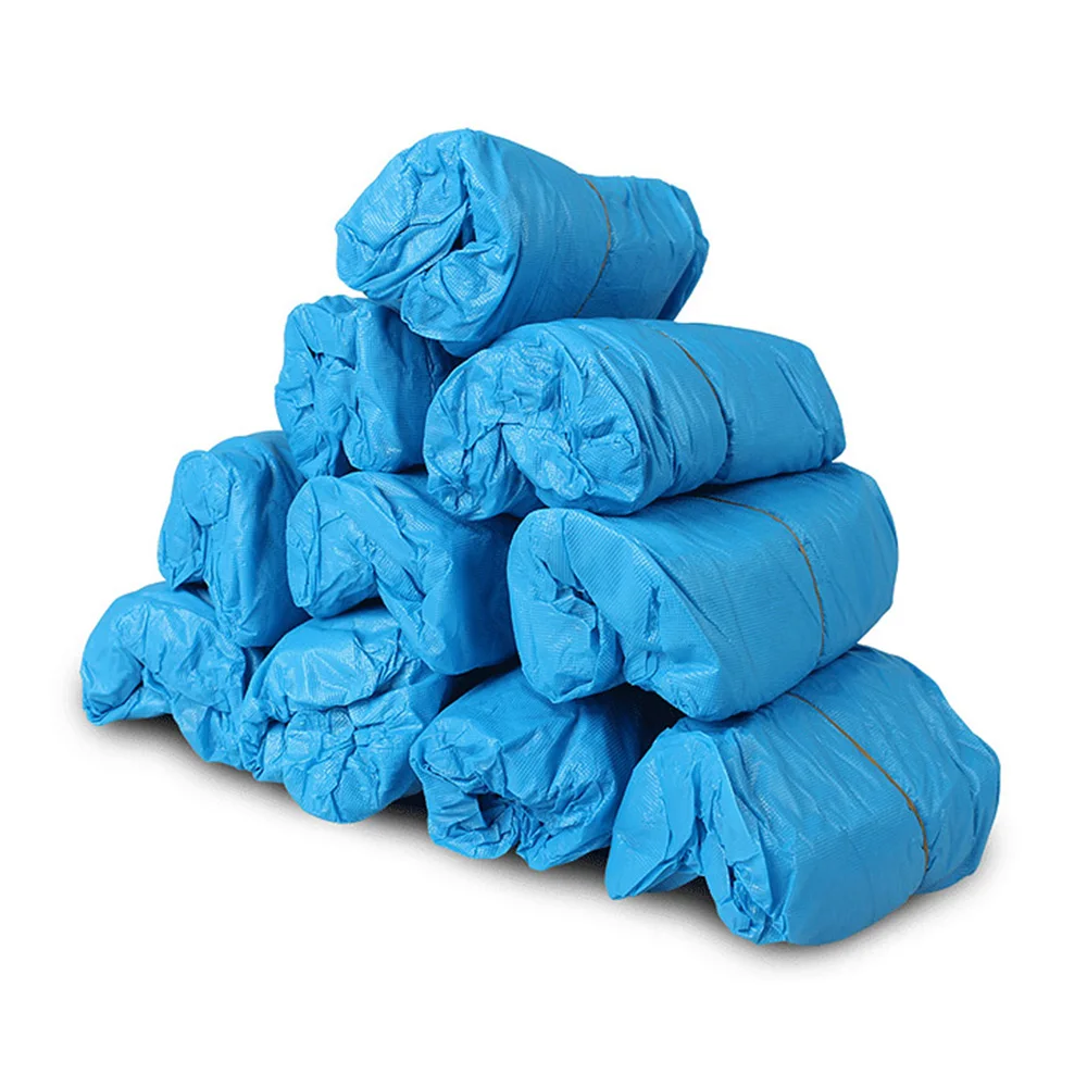 

100pcs Disposable Shoe Covers Dust-proof Boot Covers CPE Eco-friendly Shoes Cover Home Clean Environment Accessories