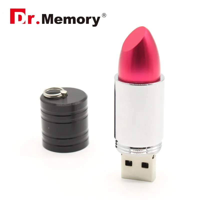 Модные USB флеш-накопители роскошные сексуальные розовые красные губные помады флешки 128 МБ 4 ГБ 8 ГБ 16 ГБ 32 ГБ 64 ГБ флеш-накопитель