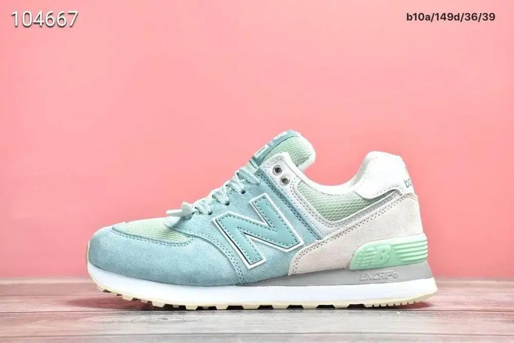 New Balance Top Pig Eight ретро кроссовки женские, дышащие Wl574esb уличная спортивная обувь кроссовки европейские размеры 36-39 - Цвет: 2