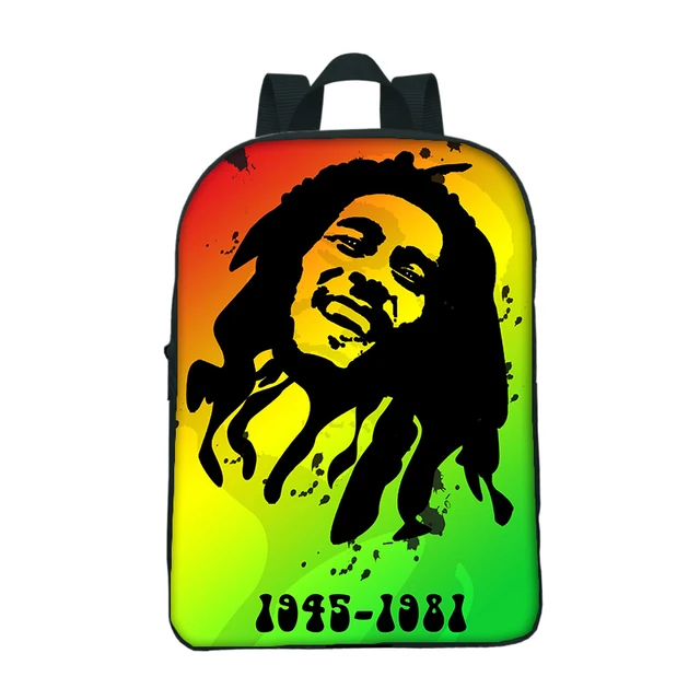 2018 Super Star Bob Marley Mini School Bags For Kindergarten Boys