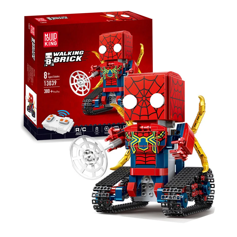 

Remote Control Robot Legoing Iron Man Spiderman Superman Captain America Marvel Superheroes Building Blocks Toys For Children