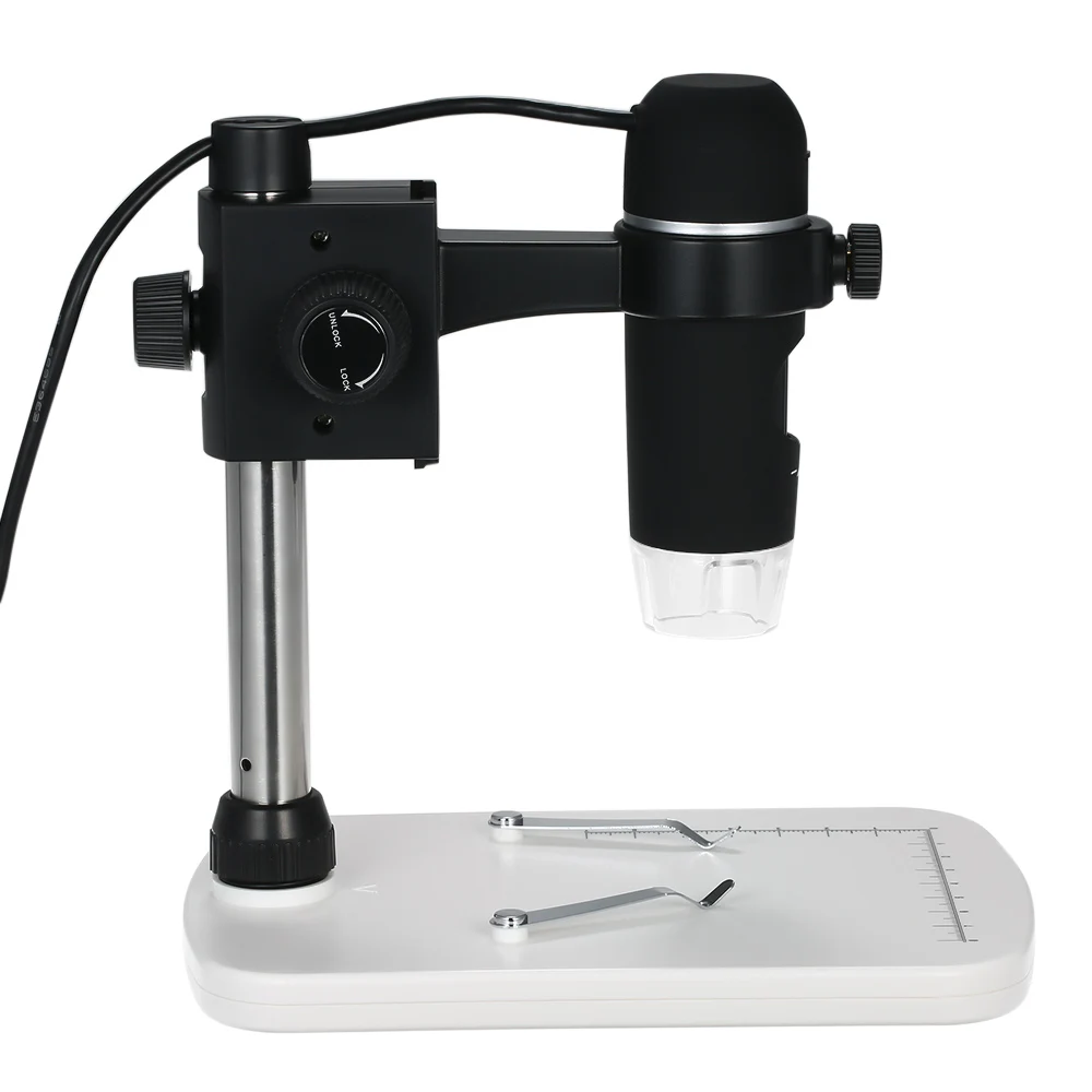 

300X Magnification 5M Pixels USB Digital Microscope with Stand Magnifier with 8-LED Light