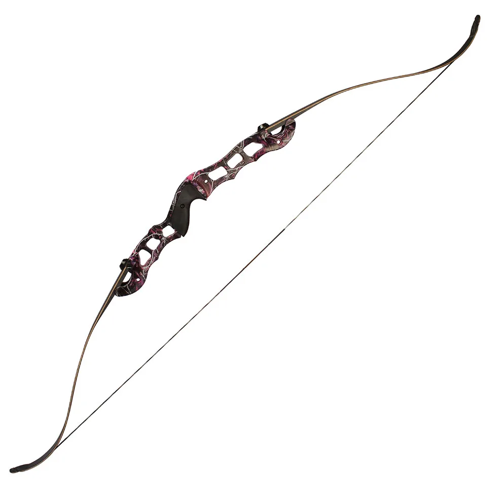 

58 Inches Recurve Bow Hunting Bow with 17/19/21 inches Riser 30-50lbs for Archery Hunting Shooting