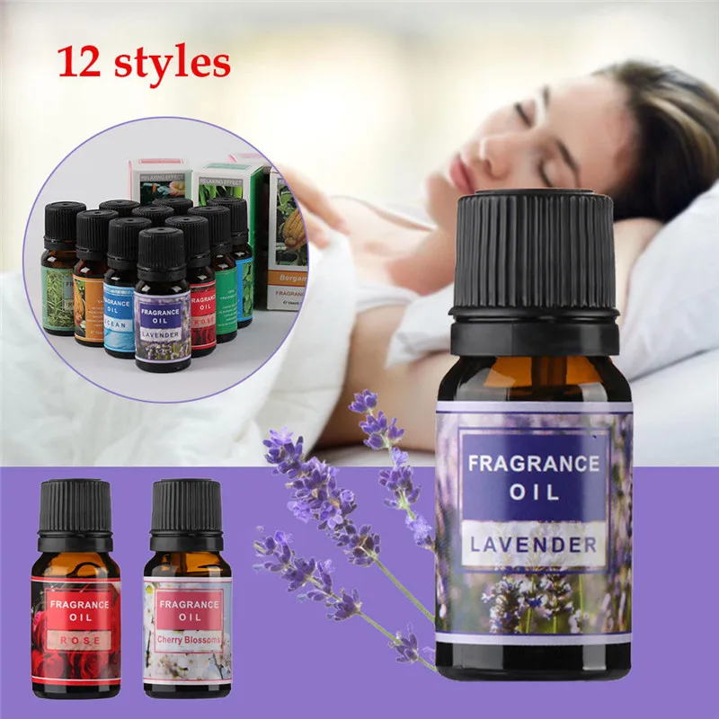 

10ml Pure Essential Oils for Aromatherapy Diffusers Essential Oils Organic Body Relieve Stress Fragrance Oil Help Sleep Well