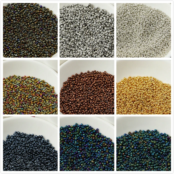 

600pcs/lot 13 Colors 2mm Seed Beads DIY Loose Spacer Mini glass Czech Seed Mini Beads