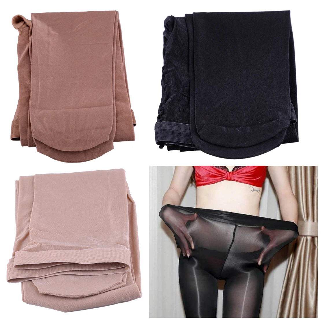 

High Gloss Stocking Oil Shiny Pantyhose Women Tights Dance Costume Party Night Club Wear Nylons Lady Stockings