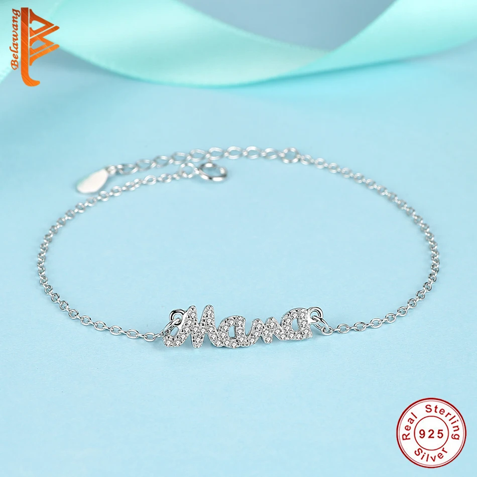 Женский браслет из серебра 925 пробы с австрийскими кристаллами|bracelets for|charm braceletcharm
