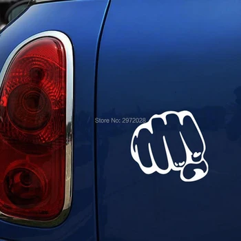

10 x Newest Creative Fist Holding Style Sticker Car-covers Decals for Volkswagen BMW Benz Opel Peugeot Honda Chevrolet Renault