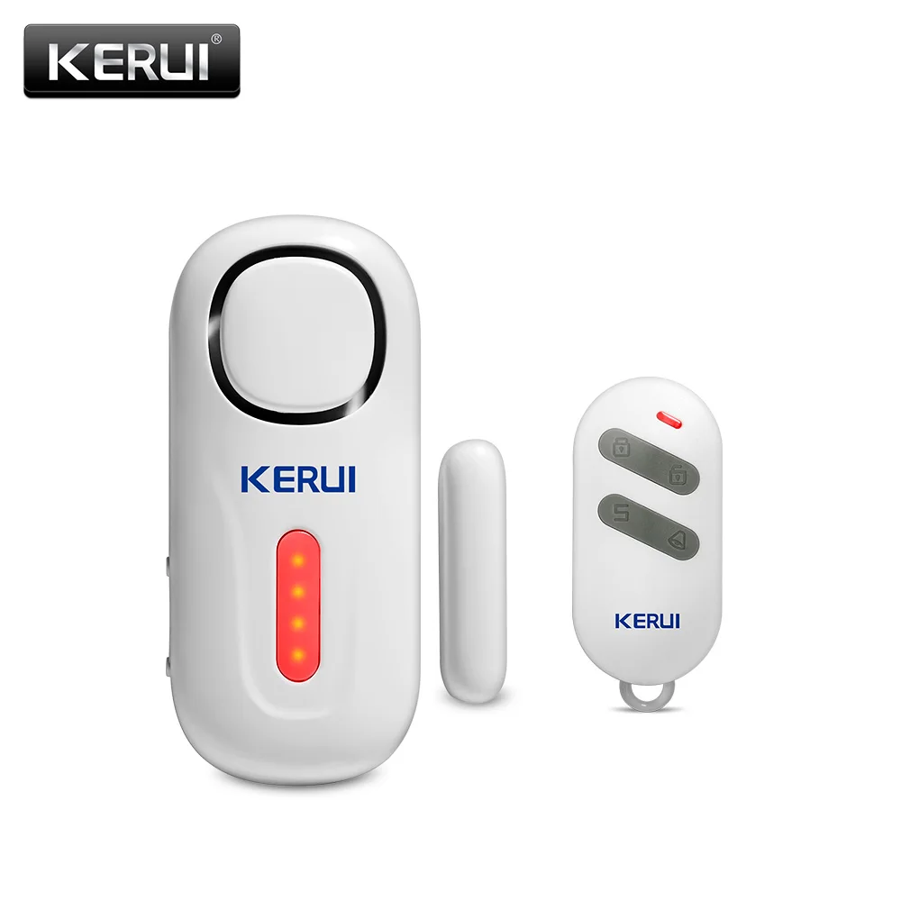 KERUI Wireless Door/Window Entry Security Burglar Sensor Alarm PIR Door Magnetic Alarm System Security with Remote Control