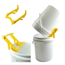 DLKKLB 2 шт. Медовое ведро кронштейн Высокое качество Лидер продаж инструмент для пчеловодства желтый мед бак пластиковый мед ведро подставка поддержка