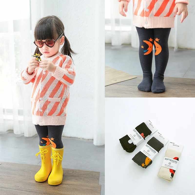 Infant Clothing Girls Stocking Cute Moon Pattern Cotton Children's Boys