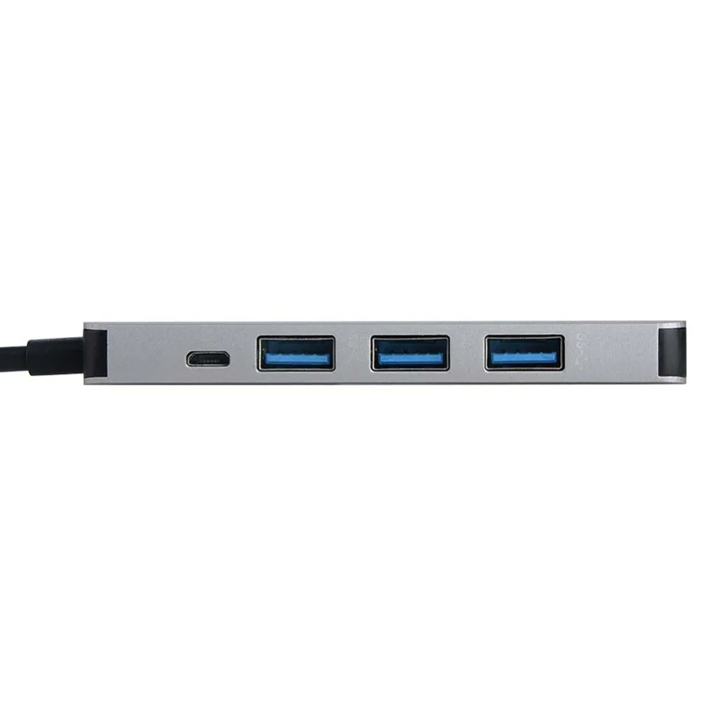 USB 3,0 5in1 Hub адаптер 4 Xusb3.0 Micro USB для портативных ПК компьютер# T08