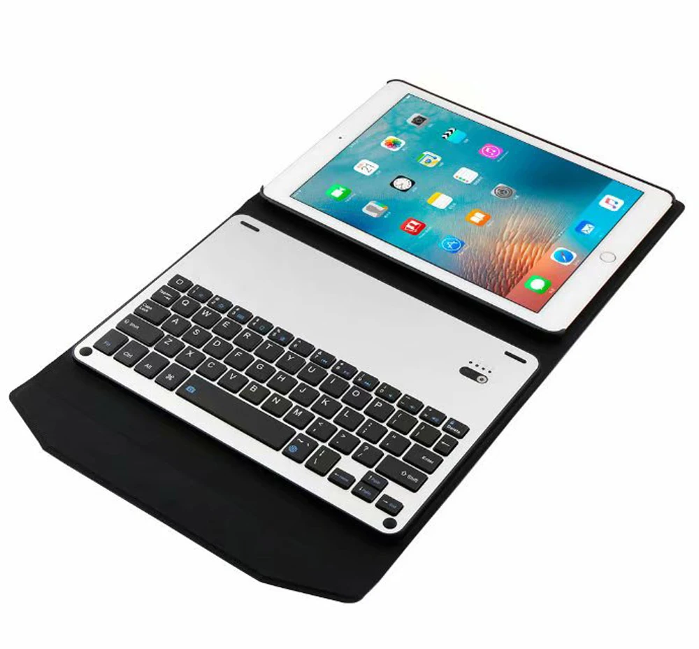 Ультра тонкий съемный Bluetooth клавиатура Folio Stand кожаный чехол для Apple iPad Air 1 2 Air1